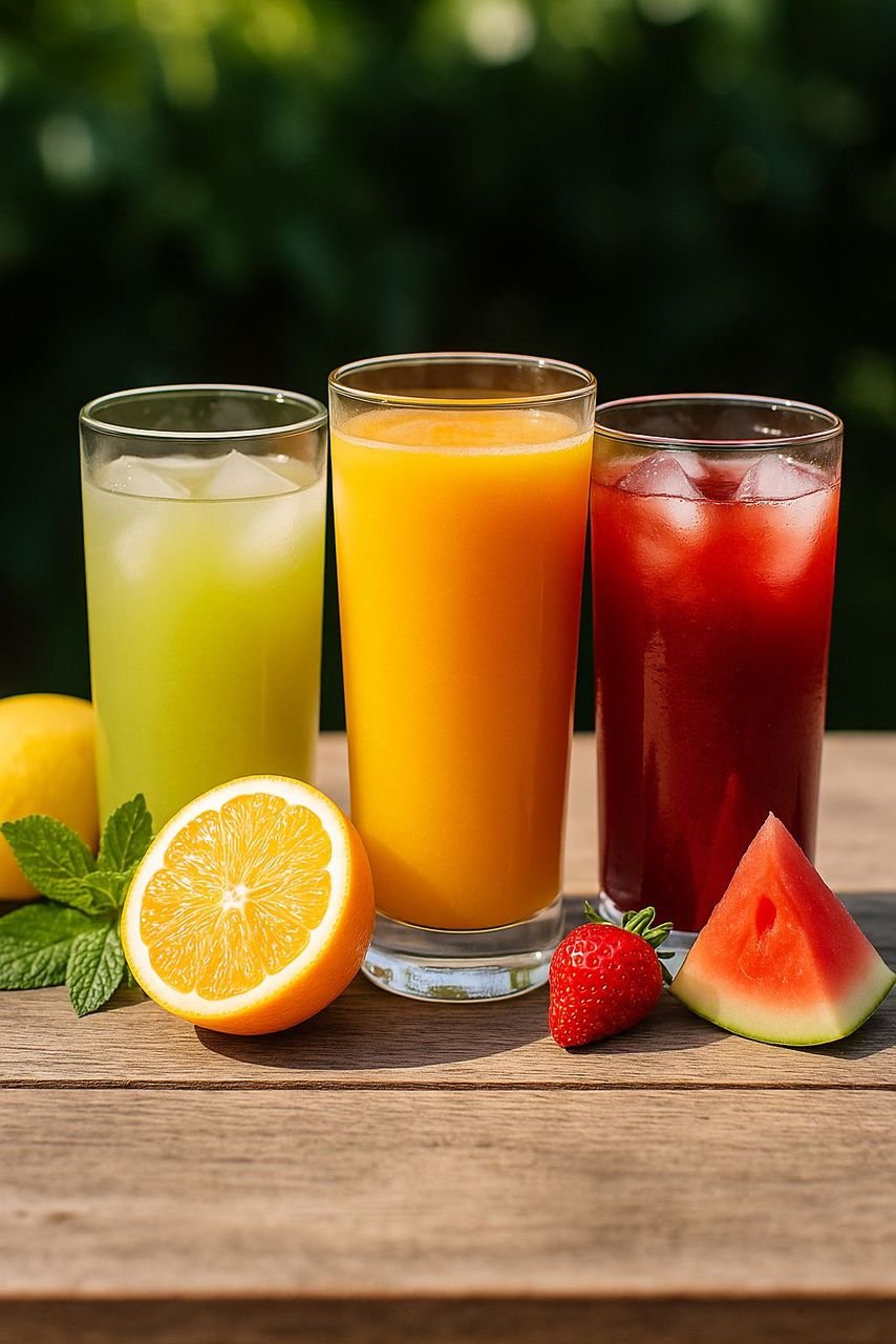 FRESH MADE FRUIT JUICE